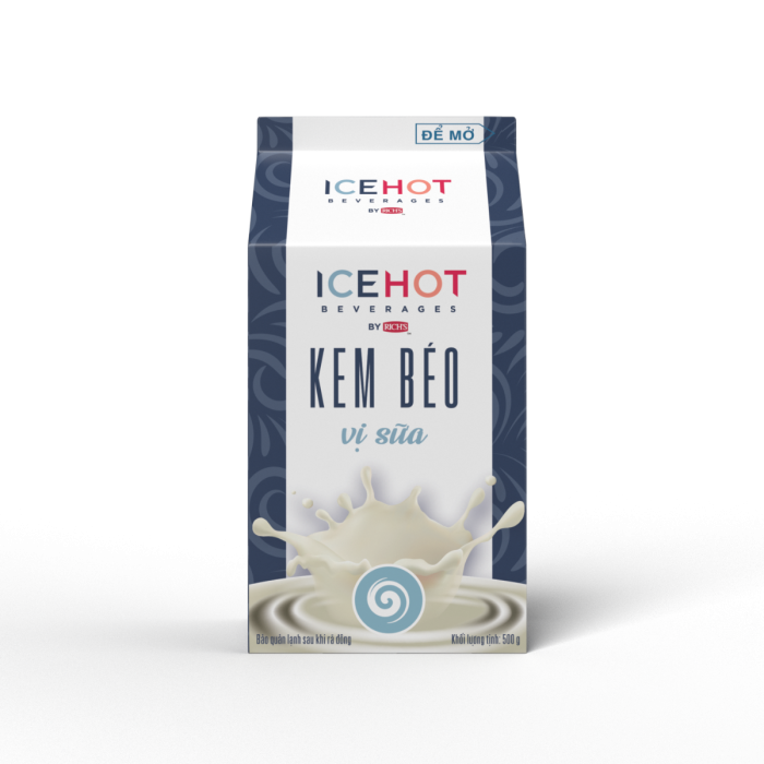 Kem Béo Vị Sữa ICEHOT Hộp 500g